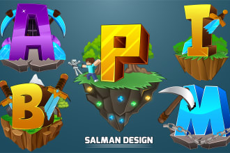 create custom minecraft server logo and icon within 24 hours