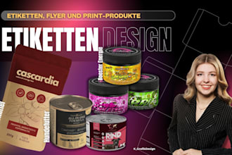 einzigartige etiketten und verpackungen