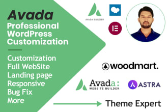 setup and customization wordpress avada theme