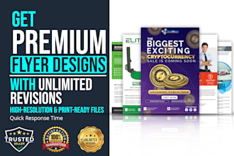 design a stunning flyer, poster, pamphlet or marketing leaflet that drives sales