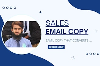 do sales email copywriting for your email marketing campaign