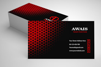 design minimalist professional business card