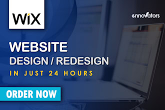 develop wix website design or redesign a business wix website