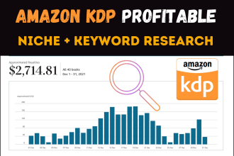 do amazon kindle niche, keyword research, and category