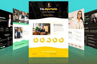 revamp redesign portfolio, single page, one page website