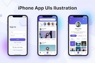 design and develop interactive ios app ui using swift in xcode