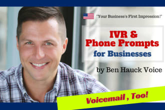 record ivr and phone system prompts for your business