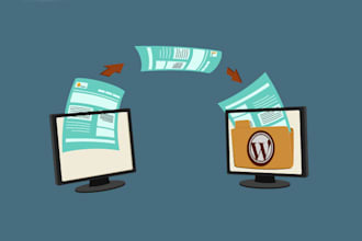 manually migrate your website to a new server host