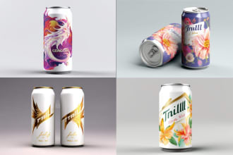 do creative energy drink label, beer label, juice label
