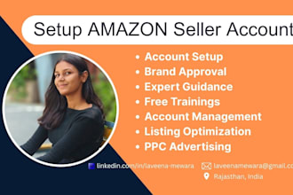 setup and manage amazon seller account