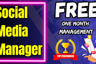 your monthly social media manager and content creator
