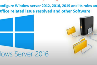 install and configure windows server, active directory