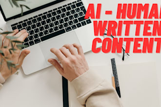 create ai to human written content