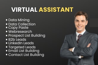 be your virtual assistant for prospect list