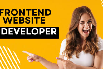 develop html, css and js responsive websites