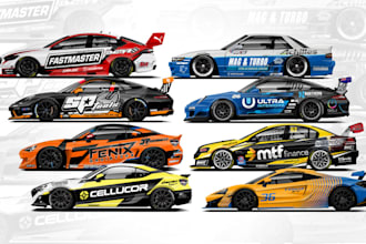 do racing car wrap, rally car wrap, sports car wrap, truck wrap, car wrap, wrap