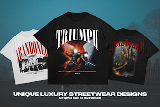 design luxury grunge streetwear tshirt graphic