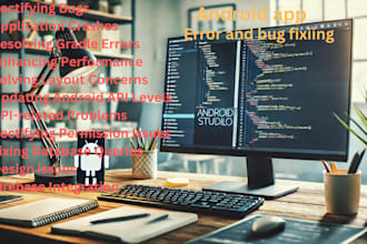 fix bugs in android apps with kotlin and java in android studio