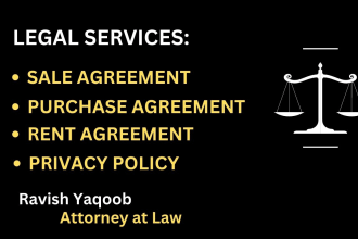 draft sale,purchase and rent agreement and privacy policy