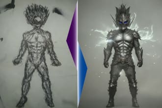 convert 2d to stunning 3d design using ai