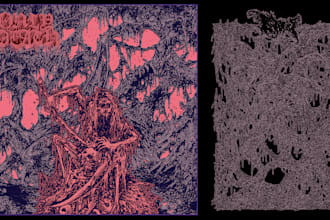 do badass brutal death metal dark artwork