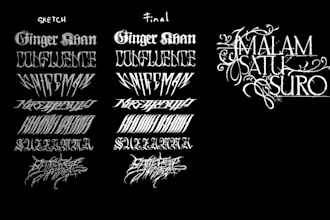 make unique band logo for all genre