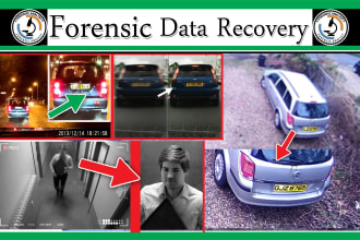 forensic cctv image and video enhancement and dark low footage to high quality
