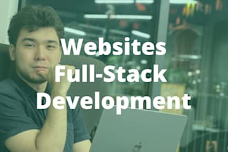 do fullstack development golang django react vue sql