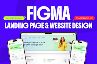 design figma landing page, figma website, website mockup