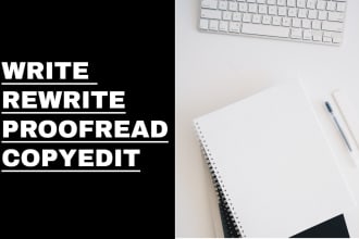 write, ghostwrite, rewrite, developmental edit an article, ebook, story, novel