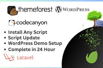 install,optimize,cache server setup in theme or PHP script