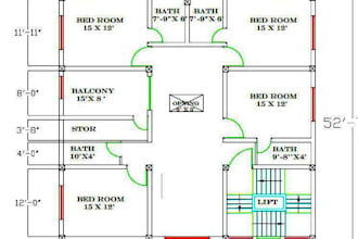 professional 2d house plan design
