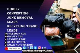 generate junk removal leads junk removal service junk hauling cleaning  leads