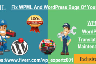 fix wordpress bugs related to wpml plugin