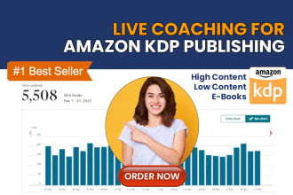 mentor you through amazon KDP self publishing process