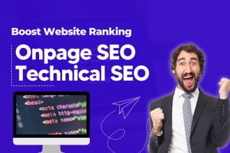 do wordpress onpage SEO with rank math or yoast