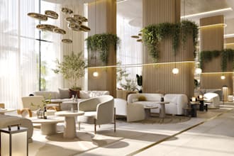 create realistic interior 3d rendering 3ds max