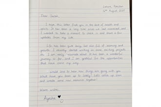 handwrite your notes, letters, and personal messages