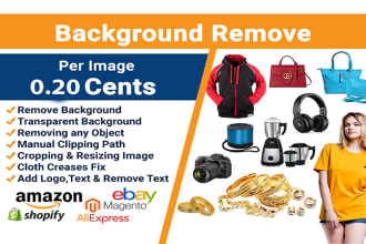 do bulk photos background removal and resizing as you need