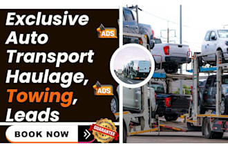 generate auto car transport, haulage towing leads, build auto transport website