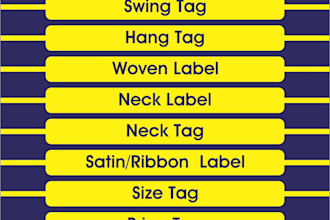 create or design hangtags, labels and all garment accessory