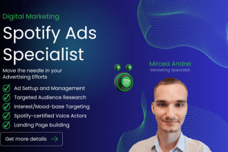 do spotify ads campaign for your product, service or album