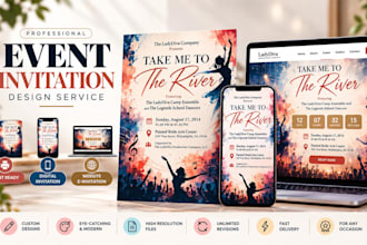 design custom digital event invitations