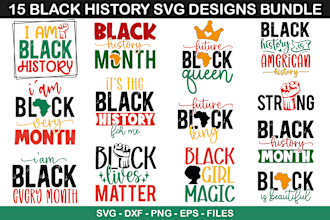 do black history svg cut file design for your etsy and others