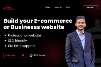 build ecommerce or business website using mern stack