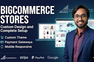 design and setup a complete bigcommerce store