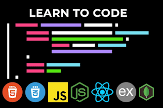 each, tutor , help you learn html, css, javascript, react and mern stack