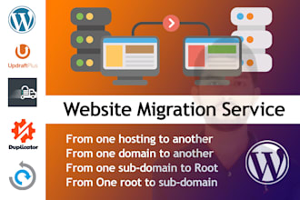 migrate wordpress website to new host or domain