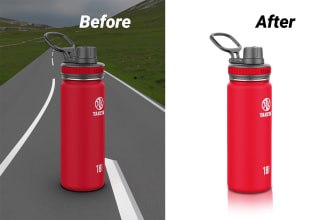 cut out remove background from image and product photo retouching