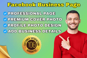 create and manage  facebook business page
